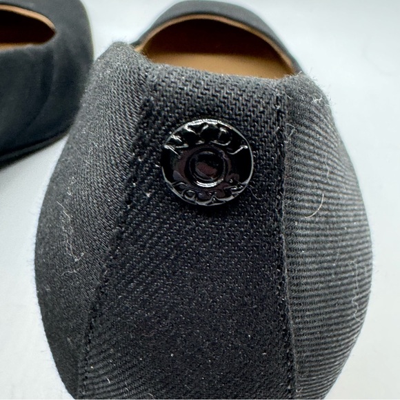 NYDJ Fay Stretch Pumps In BlackLast™ Denim Heel Comfort Work Shoes Sz 7.5 - Picture 10 of 14